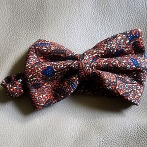 African Ankara Colorful Patterned Bow Tie